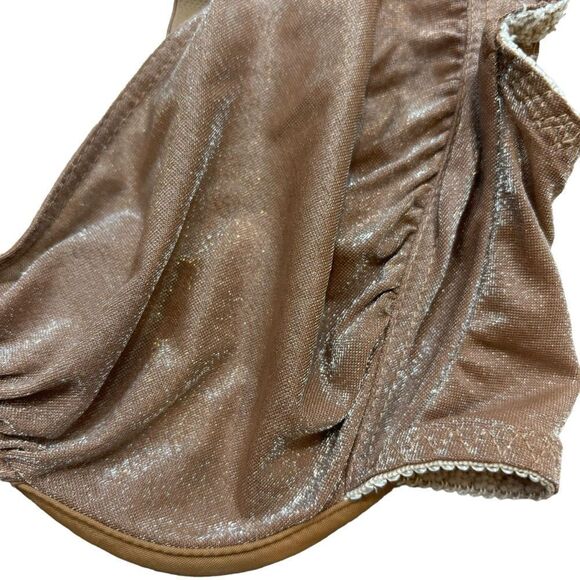 Vintage Enhance Brand Shimmer Brown‎ Bra Size 36C - Picture 3 of 11